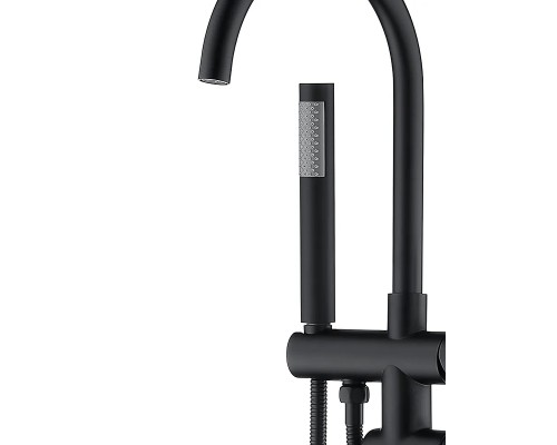 Смеситель для ванны Grocenberg GB900BL Черный матовый