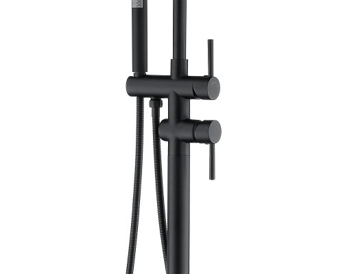 Смеситель для ванны Grocenberg GB900BL Черный матовый