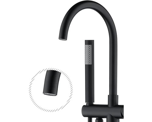 Смеситель для ванны Grocenberg GB900BL Черный матовый