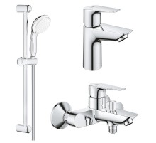 Комплект смесителей Grohe BauEdge New 121875 цвет Хром