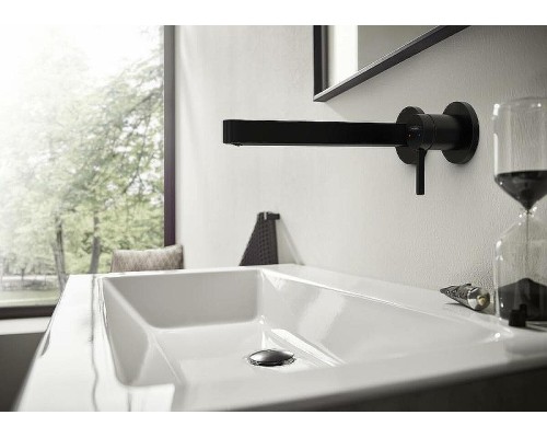 Смеситель для раковины Hansgrohe Finoris 76050670 Черный матовый