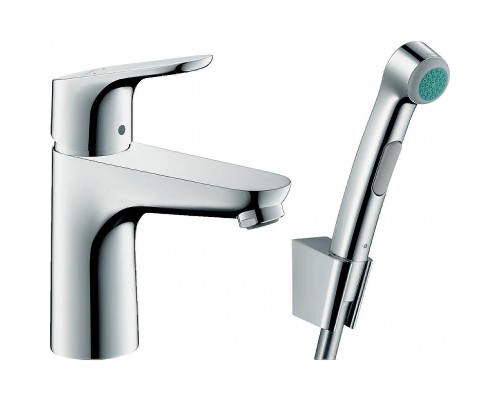 Смеситель для раковины Hansgrohe Focus 31927000 с гигиеническим душем Хром
