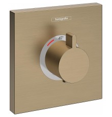 Смеситель для душа Hansgrohe ShowerSelect HighFlow 15760140 с термостатом Шлифованная бронза