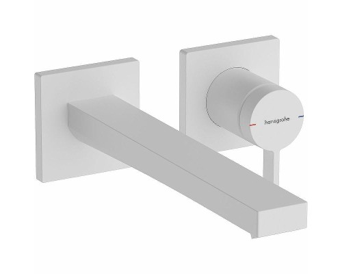 Смеситель для раковины Hansgrohe Tecturis E 73051700 Белый матовый