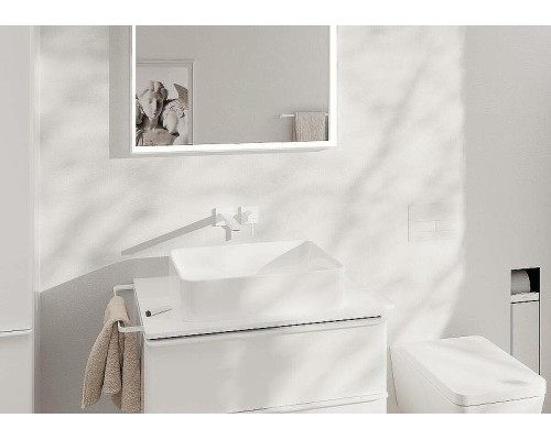 Смеситель для раковины Hansgrohe Tecturis E 73051700 Белый матовый