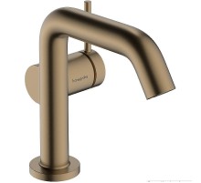 Смеситель для раковины Hansgrohe Tecturis S 73320140 Шлифованная бронза