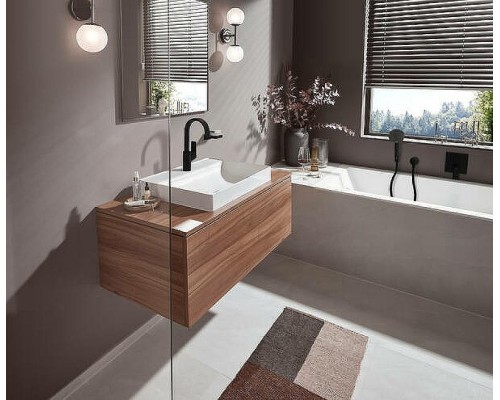 Смеситель для раковины Hansgrohe Vivenis 75030670 Черный матовый
