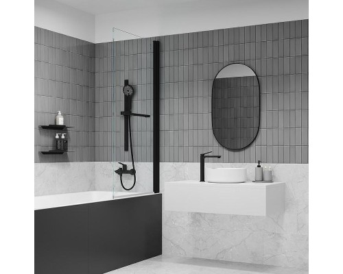 Смеситель для ванны Iddis Parker PARBL02i02WA Черный матовый