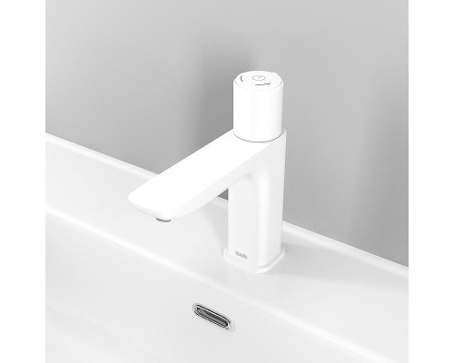 Смеситель для раковины Iddis Slide SLIWTBTi01 Белый матовый