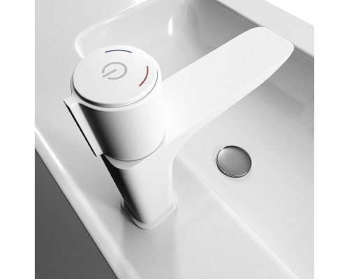 Смеситель для раковины Iddis Slide SLIWTBTi01 Белый матовый