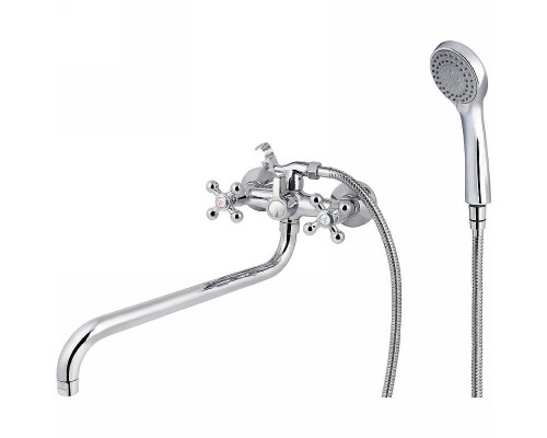 Смеситель для ванны Kaiser Carlson Lux 11056 универсальный Хром