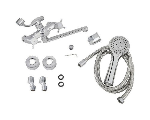 Смеситель для ванны Kaiser Cuatro 58022 универсальный Хром