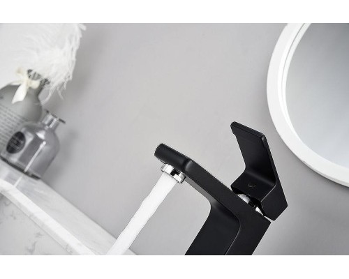 Смеситель для раковины Kaiser Elite 01011-2 Черный матовый