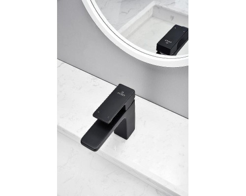 Смеситель для раковины Kaiser Elite 01011-2 Черный матовый