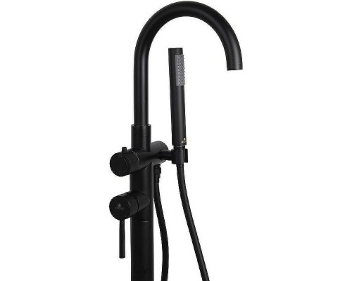 Смеситель для ванны Kaiser Merkur 26282-2 Черный матовый