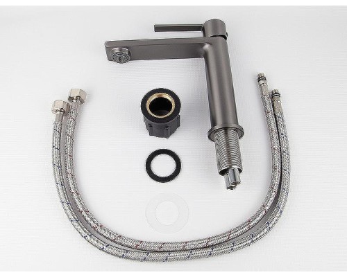 Смеситель для раковины Kaiser Serio 05311-15 Вороненая сталь