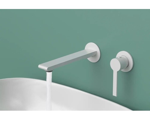 Смеситель для раковины Kaiser Serio 05511-4 цвет Белый матовый