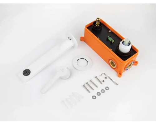 Смеситель для раковины Kaiser Serio 05511-4 цвет Белый матовый