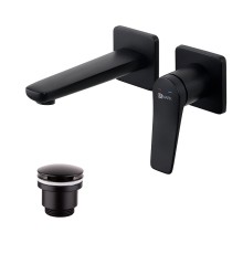 Смеситель для раковины Lemark Bronx LM3736BL цвет Черный