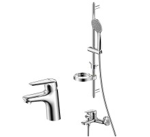 Комплект смесителей Lemark LM7304C цвет Хром