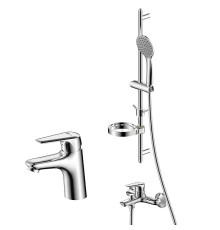 Комплект смесителей Lemark LM7304C цвет Хром