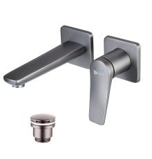 Смеситель для раковины Lemark Bronx LM3736GM цвет Графит