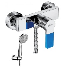 Смеситель для душа Lemark Aura LM0603C Хром Синий