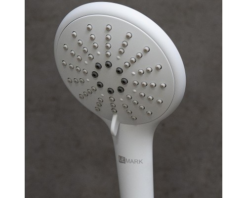 Смеситель на борт ванны Lemark Bronx LM3745MW цвет Белый матовый