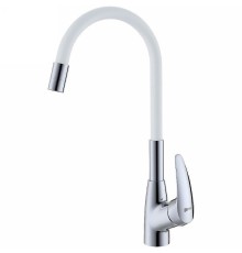 Смеситель для кухни Lemark Linara LM0415C-White Хром Белый