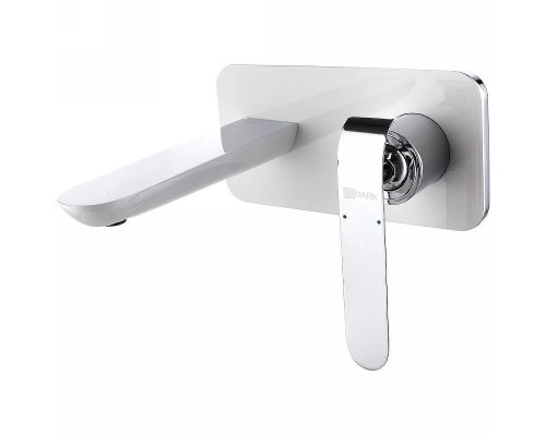 Смеситель для раковины Lemark Melange LM4926CW Белый Хром