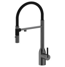 Смеситель для кухни Paulmark Magneto One Ma213188-GM Вороненая сталь