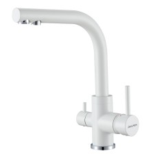Смеситель для кухни Paulmark Essen Es213011-WH цвет Белый матовый
