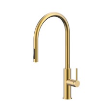 Смеситель для кухни Paulmark Senso Se215180-LG цвет Светлое золото