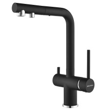 Смеситель для кухни Paulmark Serpentine Se213222-BLM цвет Черный