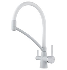 Смеситель для кухни Paulmark Siegen Si213111-WH цвет Белый матовый