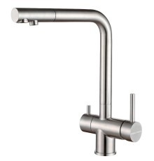 Смеситель для кухни Paulmark Skalen Sk213020-BS цвет Брашированная сталь