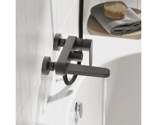 Смеситель для ванны Pragma Olako 902760.OLK3.BFBS.020-2 цвет Черный матовый