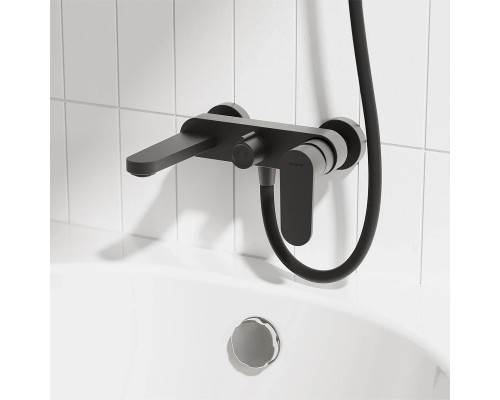 Смеситель для ванны Pragma Olako 902760.OLK3.BFBS.020-2 цвет Черный матовый