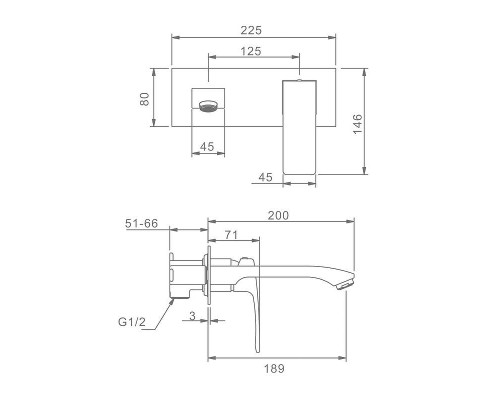 Смеситель для раковины Raglo R01.11.03 цвет Золото матовое