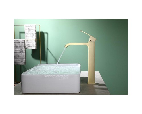 Смеситель для раковины Raglo R02.15.03 цвет Золото матовое