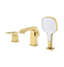 Смеситель на борт ванны Raglo R02.31.03 цвет Золото матовое