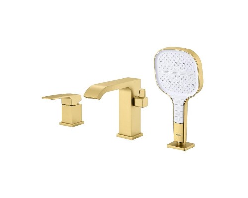 Смеситель на борт ванны Raglo R02.31.03 цвет Золото матовое