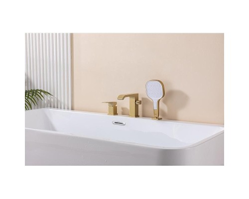 Смеситель на борт ванны Raglo R02.31.03 цвет Золото матовое