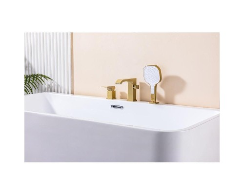 Смеситель на борт ванны Raglo R02.31.03 цвет Золото матовое