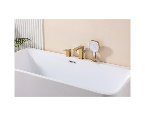 Смеситель на борт ванны Raglo R02.31.03 цвет Золото матовое