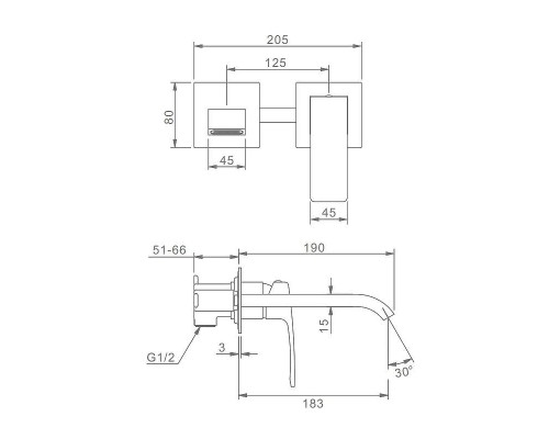 Смеситель для раковины Raglo R02.11.03 цвет Золото матовое
