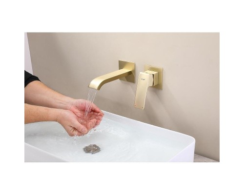 Смеситель для раковины Raglo R02.11.03 цвет Золото матовое