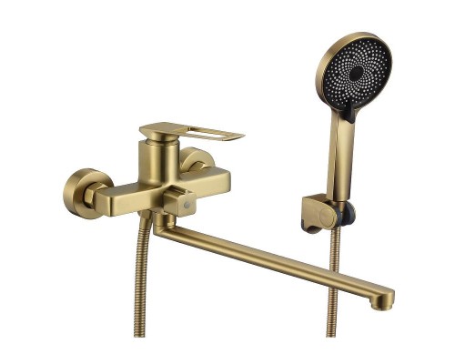 Смеситель для ванны Savol S-009024C универсальный цвет Золото матовое