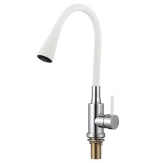 Смеситель для кухни Savol S-3002AM02 цвет Хром Белый