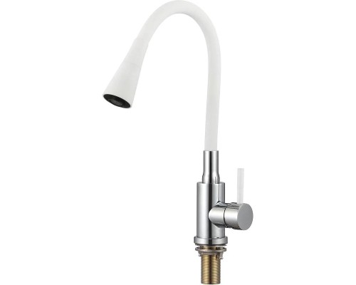 Смеситель для кухни Savol S-3002AM02 цвет Хром Белый